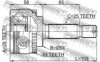 FEBEST 0410-CJA43 Joint, drive shaft